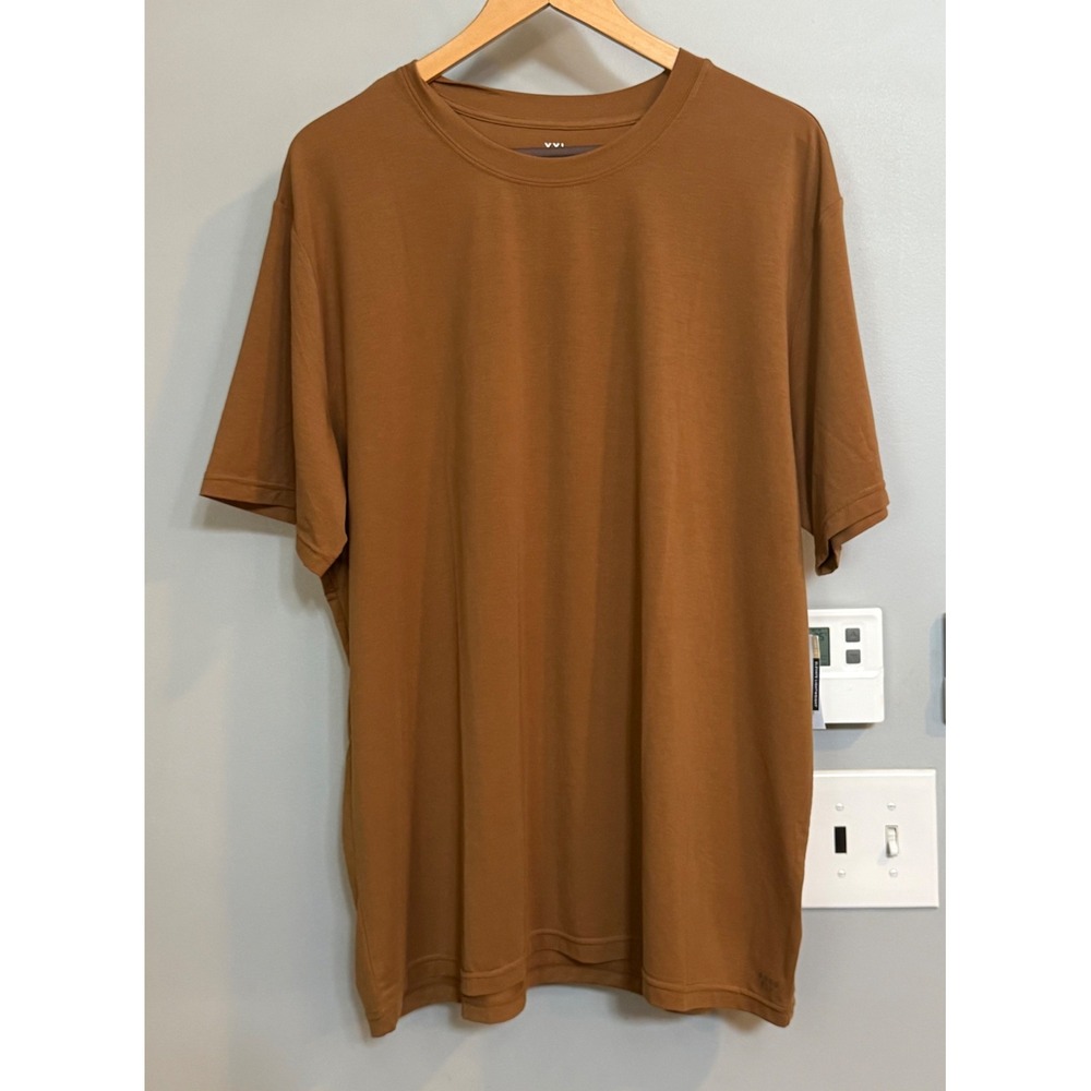 Free Fly T-Shirt Mens XXL Brown Elevate Lightweight UPF 25 Quick-Dry Active Tee